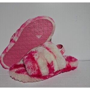 Women UGG Fluff Yeah Slide Slipper Sandal Marble Pink 1123636K Size 5Y/ 7 Women